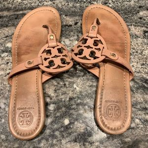 Tory Burch Miller Sandal size 8 Tan
